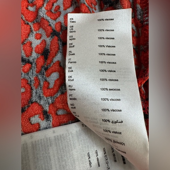 MAJE Pioma Smocked Leopard-Print Jumpsuit Women's
Size 36 - Picture 11 of 12